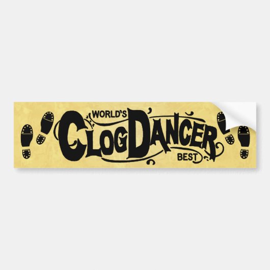 Clog Dancer Clogging Bumpersticker (Voorkant)