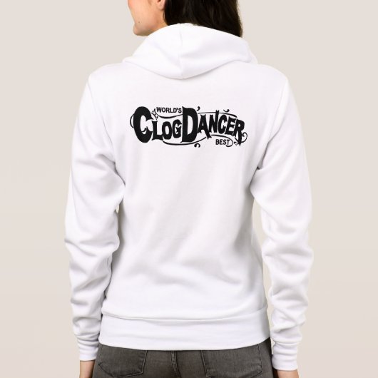  Clog Dancer Clogging Hoodie (Achterkant)
