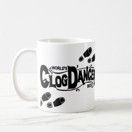  Clog Dancer Clogging Koffiemok (Links)