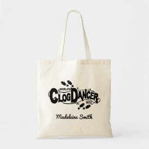 Clog Dancer Clogging Naam toevoegen Tote Bag