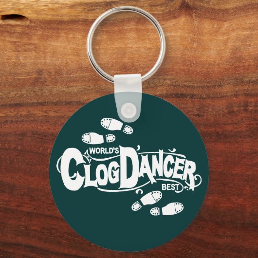 Clog Dancer Clogging Shoes Sleutelhanger (Voorkant)