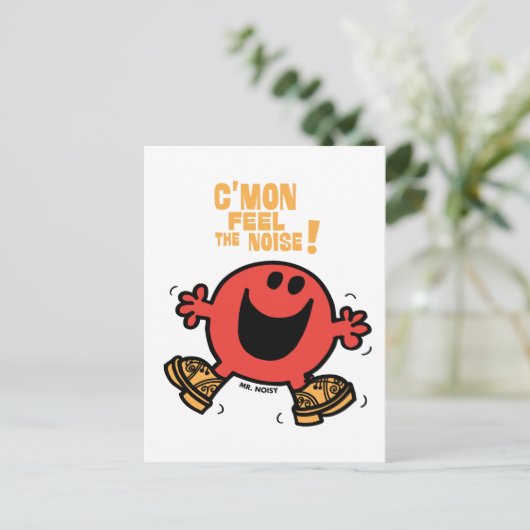 Clog Dancing Mr Noisy Briefkaart (Staand voorkant)