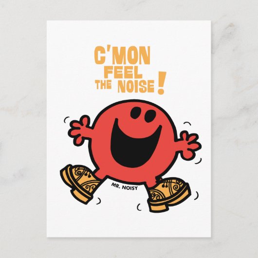 Clog Dancing Mr Noisy Briefkaart (Voorkant)