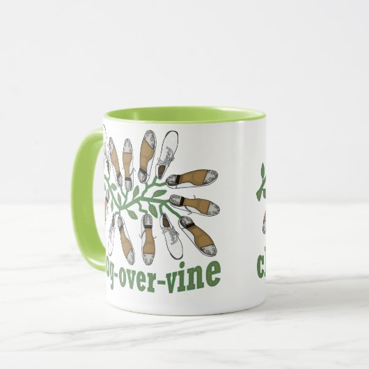 Clog Over Vine Dance Mok (Voorkant links)