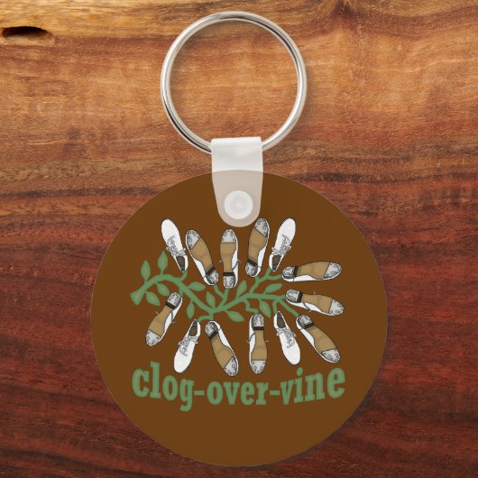 Clog Over Vine Dance Sleutelhanger (Voorkant)
