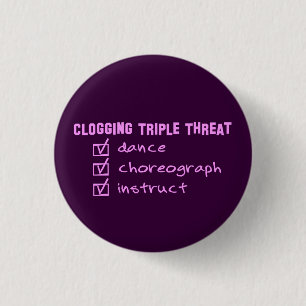 Clogger Clogging Triple Threat Ronde Button 3,2 Cm
