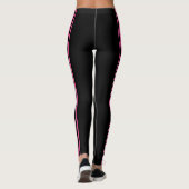 Clogger roze en zwarte Clogdaners voor Clogboeken Leggings (Achterkant)