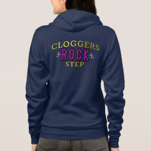Cloggers die bij Rock Step Double Sided Hoodie