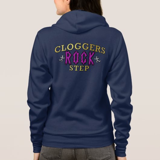 Cloggers die bij Rock Step Double Sided Hoodie (Achterkant)