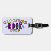 Cloggers Rock Step Clogging Dance Bagagelabel (Voorkant horizontaal)