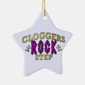 Cloggers Rock Step Clogging Dance Keramisch Ornament (Rechts)