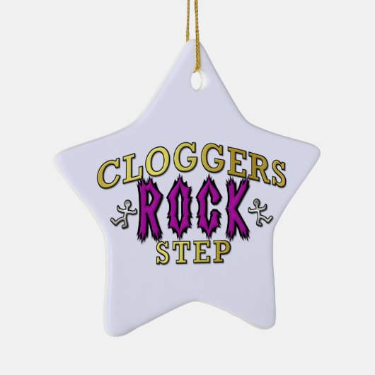 Cloggers Rock Step Clogging Dance Keramisch Ornament (Rechts)
