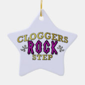 Cloggers Rock Step Clogging Dance Keramisch Ornament (Voorkant)