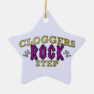 Cloggers Rock Step Clogging Dance Keramisch Ornament