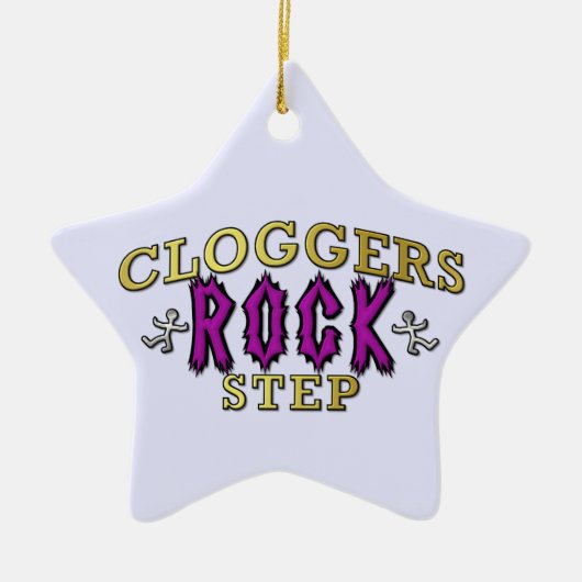 Cloggers Rock Step Clogging Dance Keramisch Ornament (Voorkant)