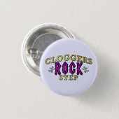 Cloggers Rock Step Clogging Dance Ronde Button 3,2 Cm (Voorkant /achterkant)
