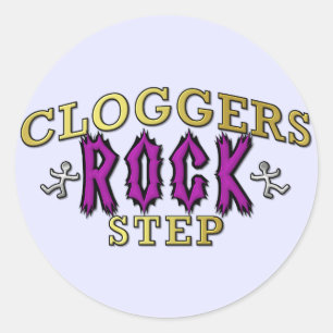 Cloggers Rock Step Clogging Dance Ronde Sticker