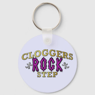 Cloggers Rock Step Clogging Dance Sleutelhanger
