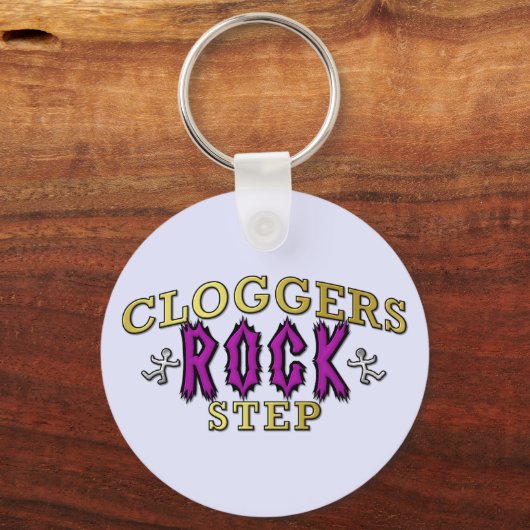 Cloggers Rock Step Clogging Dance Sleutelhanger (Voorkant)