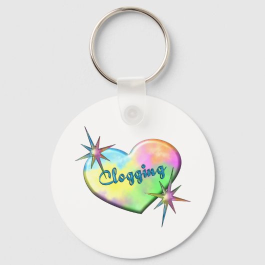 Clogging Big Heart Sleutelhanger (Voorkant)