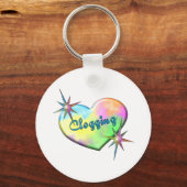 Clogging Big Heart Sleutelhanger (Voorkant)