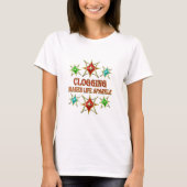 CLOGGING FANCY STARS T-SHIRT (Voorkant)