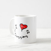 Clogging Gift- I Heart Clogging Koffiemok (Voorkant links)