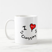Clogging Gift- I Heart Clogging Koffiemok (Links)