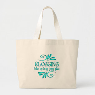 Clogging Happy Place Grote Tote Bag