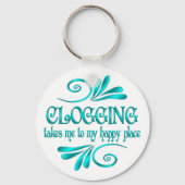 Clogging Happy Place Sleutelhanger (Voorkant)
