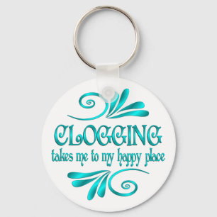 Clogging Happy Place Sleutelhanger