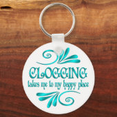 Clogging Happy Place Sleutelhanger (Voorkant)