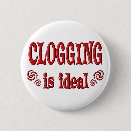 Clogging is ideaal ronde button 5,7 cm (Voorkant)