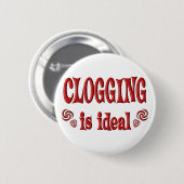 Clogging is ideaal ronde button 5,7 cm (Voorkant /achterkant)