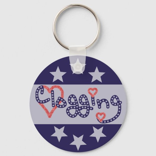 Clogging Love Stars Hearts Sleutelhanger (Voorkant)