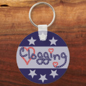 Clogging Love Stars Hearts Sleutelhanger (Voorkant)