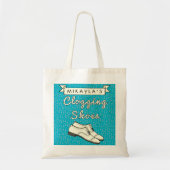 Clogging Shoes Personalized voor Cloggers Dance 2 Tote Bag (Voorkant)