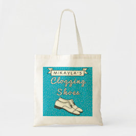 Clogging Shoes Personalized voor Cloggers Dance 2 Tote Bag