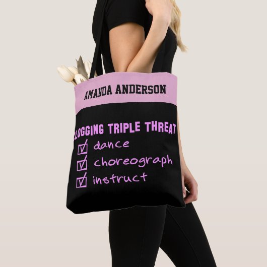 Clogging Triple Threat Dance Choreograph Instructi Tote Bag (Dichtbij)