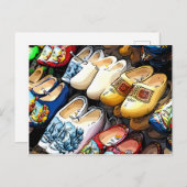 Clogs, Amsterdam, Nederland/Nederland - Briefkaart (Voorkant / Achterkant)