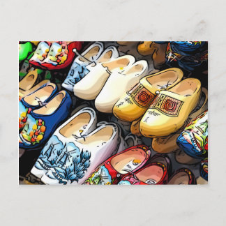 Clogs, Amsterdam, Nederland/Nederland - Briefkaart