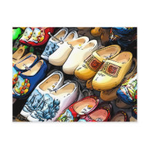 Clogs, Amsterdam, Nederland/Nederland - Briefkaart