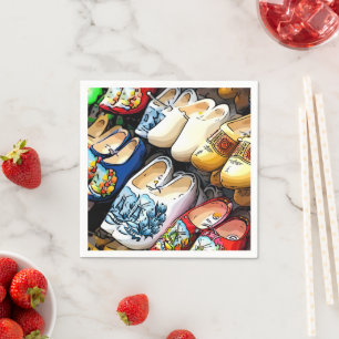 Clogs, Amsterdam, Nederland - Paper Napkins Servet