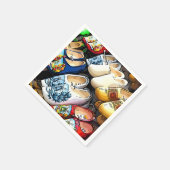 Clogs, Amsterdam, Nederland - Paper Napkins Servet (Hoek)