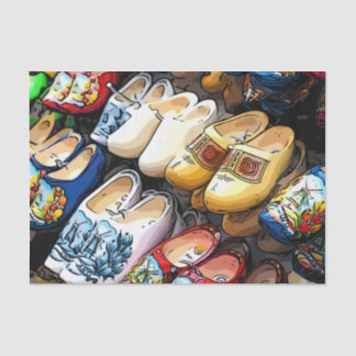 Clogs, Amsterdam, Nederland - Weefselpapier Tissuepapier