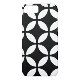Cloisonne 2 [black] - Japanese Traditional Pattern iPhone 8/7 Hoesje