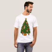Cloisonne Art Christmas Tree Character Ornaments T-shirt (Voorkant volledig)
