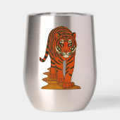 Cloisonne Art Tiger on the Jungle Path (Achterkant)