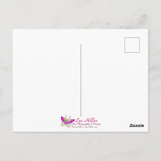 Cloisonne Art Tiger on the Jungle Path Briefkaart (Achterkant)