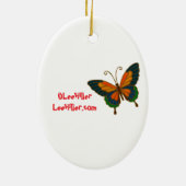 Cloisonne Art Tiger on the Jungle Path Keramisch Ornament (Achterkant)